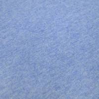 Stoff Ital. Strickstoff aus 100% Merinowolle uni hellblau melange Merinostrick Kleiderstoff Kinderstoff Bild 2