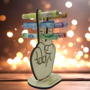 Personalisiertes Geldgeschenk - Peace Hand / Geschenkverpackung / Geschenkidee / Geschenke für Männer / Geburtstagsgesch Bild 3