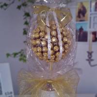 Großer Ferrero Rocher Pralinenbaum. Geschenk zur Hochzeit, runder Geburtstag Bild 1