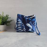 Projekttasche für Stricken | Aufbewahrungstasche für Strickerei | Japanische Reistasche | Praktische Bobbeltasche Bild 3