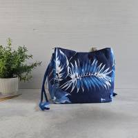 Projekttasche für Stricken | Aufbewahrungstasche für Strickerei | Japanische Reistasche | Praktische Bobbeltasche Bild 5