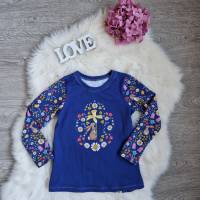 Sweatshirt Gr.122 Gr.98 Frühling Belle & Boo bluebells & tulips Pullover Jersey Bild 5