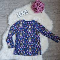 Sweatshirt Gr.122 Gr.98 Frühling Belle & Boo bluebells & tulips Pullover Jersey Bild 7