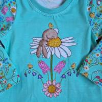 Sweatshirt Gr.122 Gr.98 Frühling Belle & Boo bluebells & tulips Pullover Jersey Bild 9