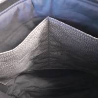 Umhängetasche schwarz grau Tweed, Handtasche, Schultertasche Bild 5