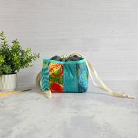 Projekttasche | Stricktasche | praktische Bobbeltasche | Wollbeutel | Aufbewahrung Strickzeug | Projekt Bag Bild 3