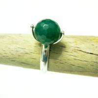 Silber 925 Ring mit Grüne Onyx Bild 1