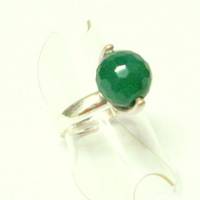 Silber 925 Ring mit Grüne Onyx Bild 3