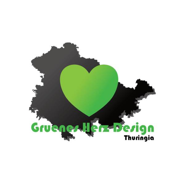 Gruenes Herz Design