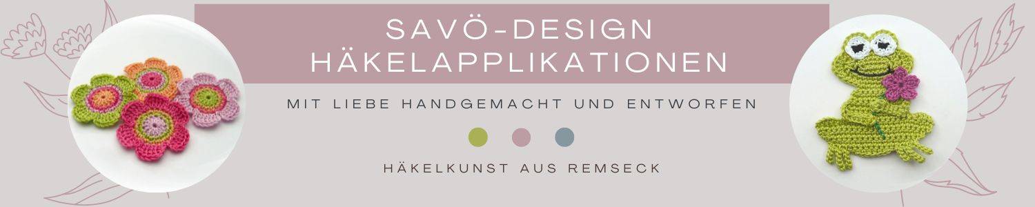 SaVö-Design Häkelapplikationen auf kasuwa.de
