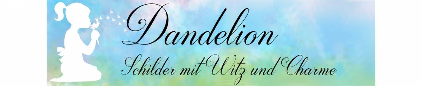 Dandelion Schilder auf kasuwa.de